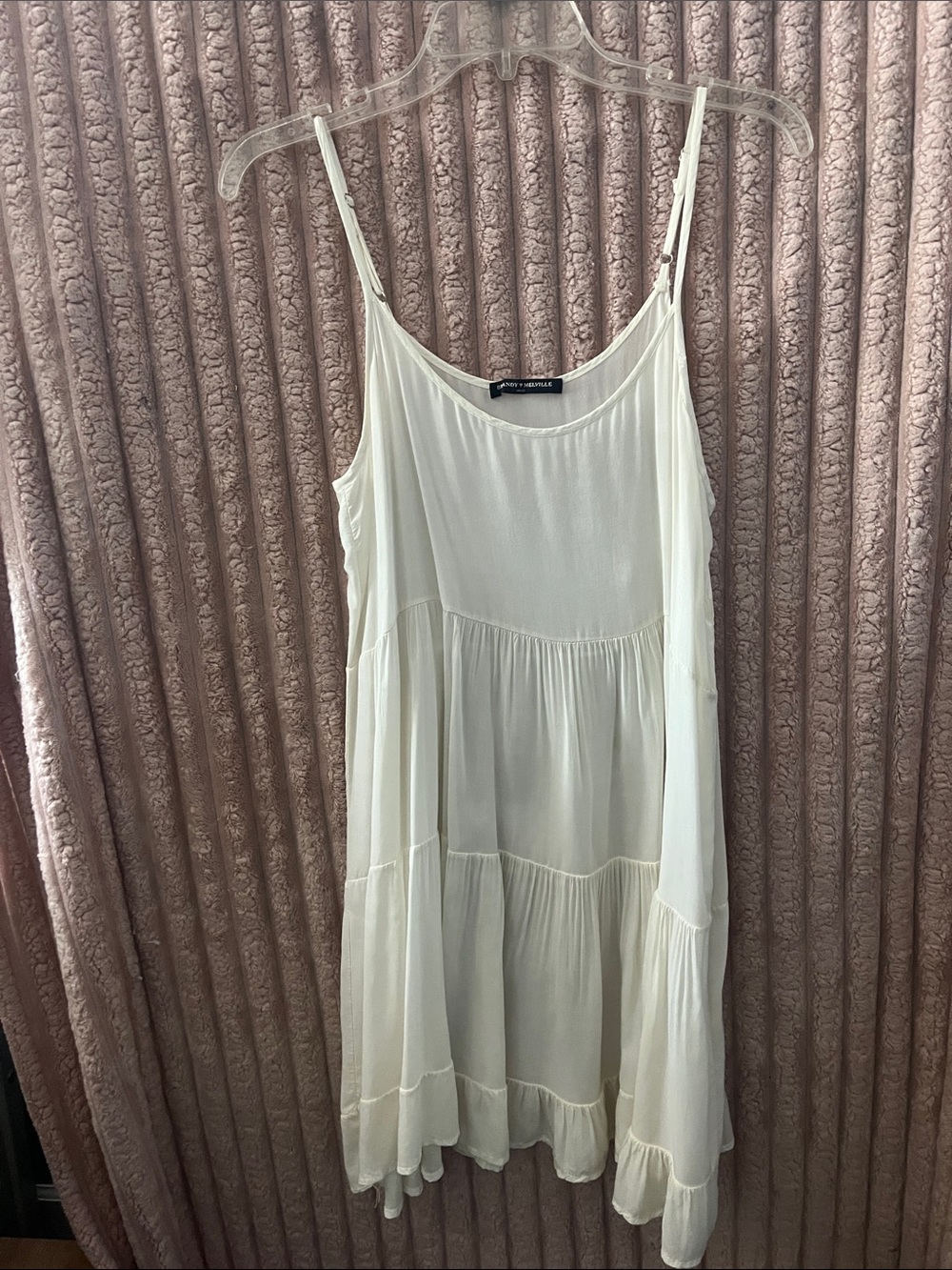 Brandy Melville Ivory Slip Top